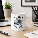 Mug Le hockey c'est la vie