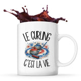 Mug Le curling c'est la vie