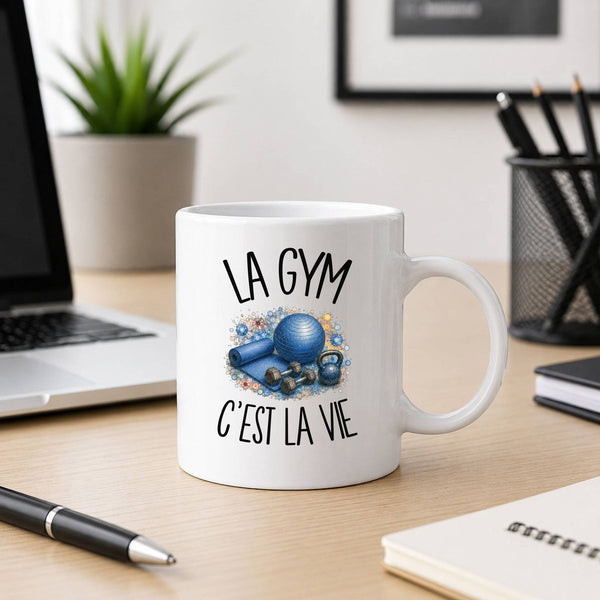 Mug La gym c'est la vie