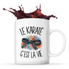 Mug Le karaté c'est la vie