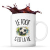 Mug Le foot c'est la vie