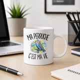 Mug Ma perruche c'est ma vie