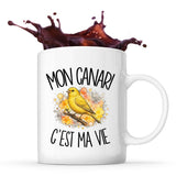 Mug Mon canari c'est ma vie