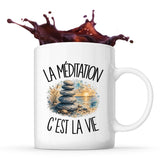 Mug La méditation c'est la vie
