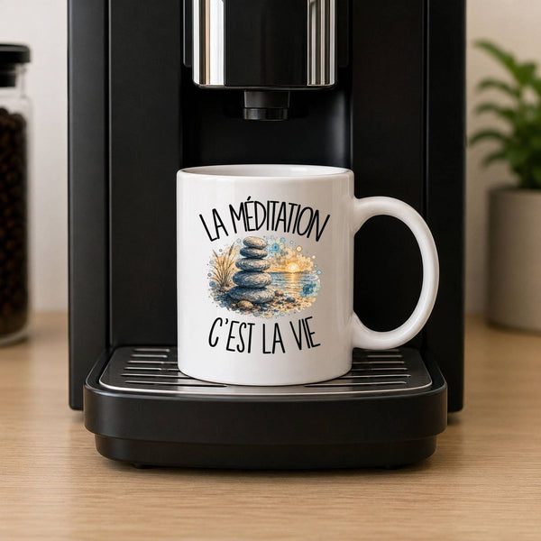 Mug La méditation c'est la vie