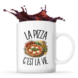 Mug La pizza c'est la vie