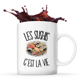 Mug Les sushis c'est la vie
