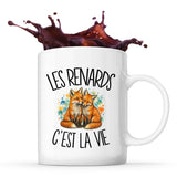Mug Les renards c'est la vie
