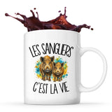 Mug Les sangliers c'est la vie