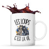 Mug Les loups c'est la vie