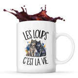 Mug Les loups c'est la vie