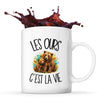 Mug Les ours c'est la vie