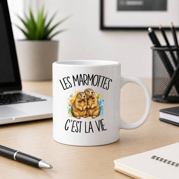 Mug Les marmottes c'est la vie