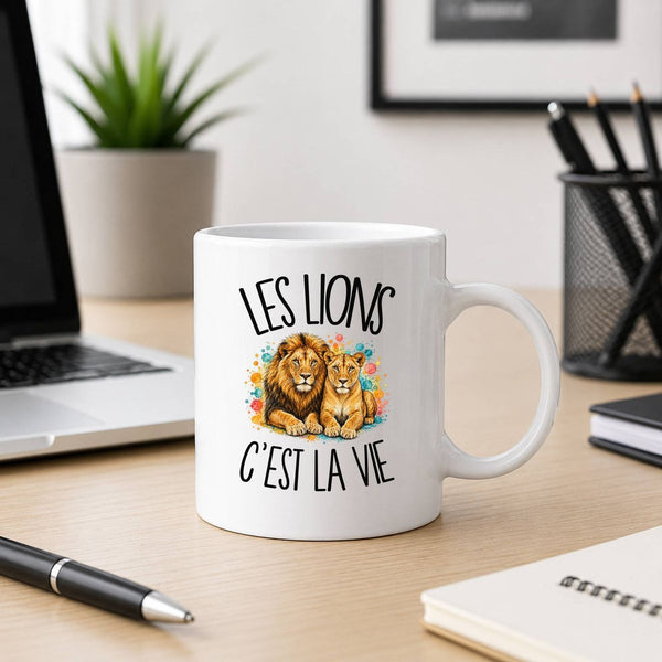 Mug Les lions c'est la vie