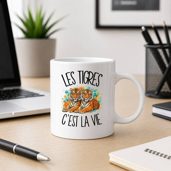 Mug Les tigres c'est la vie