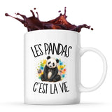 Mug Les pandas c'est la vie