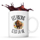 Mug Les bisons c'est la vie