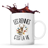 Mug Les rennes c'est la vie
