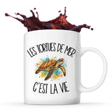 Mug Les tortues de mer c'est la vie
