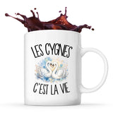Mug Les cygnes c'est la vie
