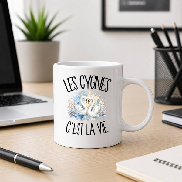 Mug Les cygnes c'est la vie
