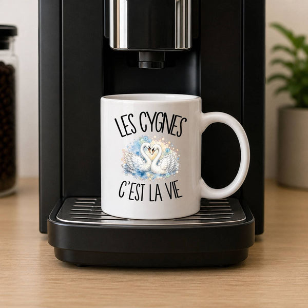 Mug Les cygnes c'est la vie