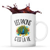 Mug Les paons c'est la vie