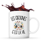 Mug Les cigognes c'est la vie