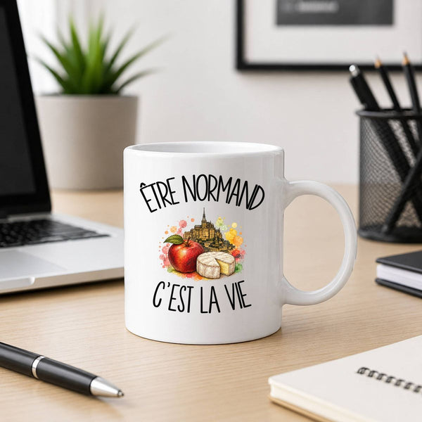 Mug Être normand c'est la vie