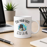Mug Être manip radio c'est la vie