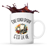 Mug Être coach sportif c'est la vie
