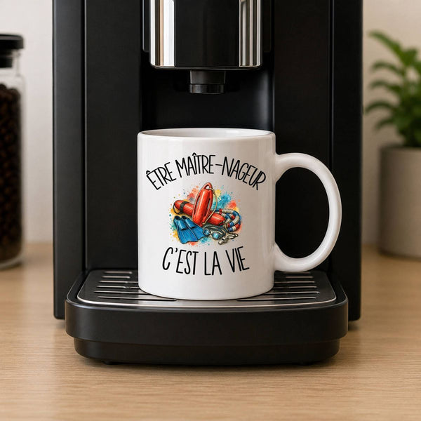 Mug Être maître-nageur c'est la vie