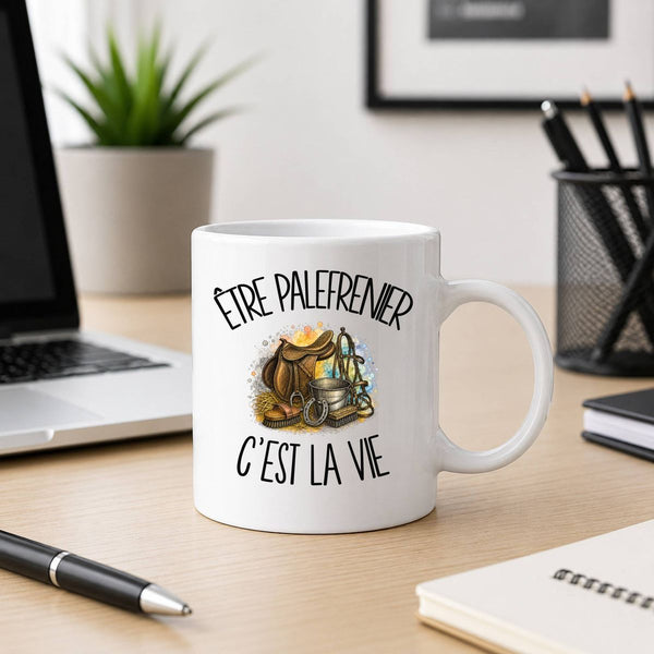 Mug Être palefrenier c'est la vie