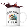 Mug Être femme de chambre c'est la vie