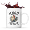 Mug Mon coq c'est ma vie