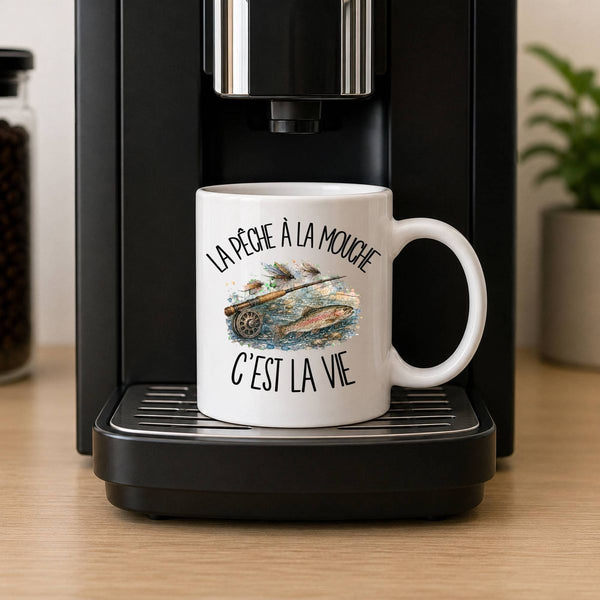 Mug La pêche à la mouche c'est la vie