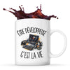 Mug Être développeuse c'est la vie