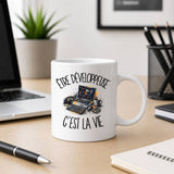 Mug Être développeuse c'est la vie