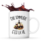 Mug Être sommelière c'est la vie
