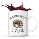 Mug Être monitrice d'auto-école c'est la vie