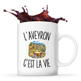 Mug L’Aveyron c’est la vie