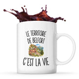 Mug Le Territoire de Belfort c’est la vie