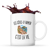 Mug Les Côtes-d’Armor c’est la vie