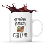 Mug Les Pyrénées-Atlantiques c’est la vie