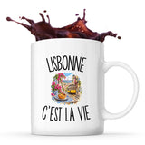 Mug Lisbonne c’est la vie