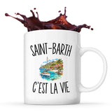 Mug Saint-Barth c’est la vie