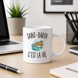 Mug Saint-Barth c’est la vie