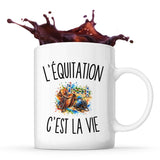 Mug L’Équitation c’est la vie