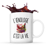 Mug L’Œnologie c’est la vie