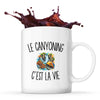 Mug Le Canyoning c’est la vie